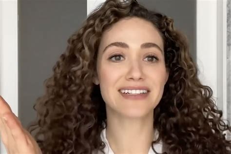 emmy rossum natural hair|emmy rossum hair diffuser.